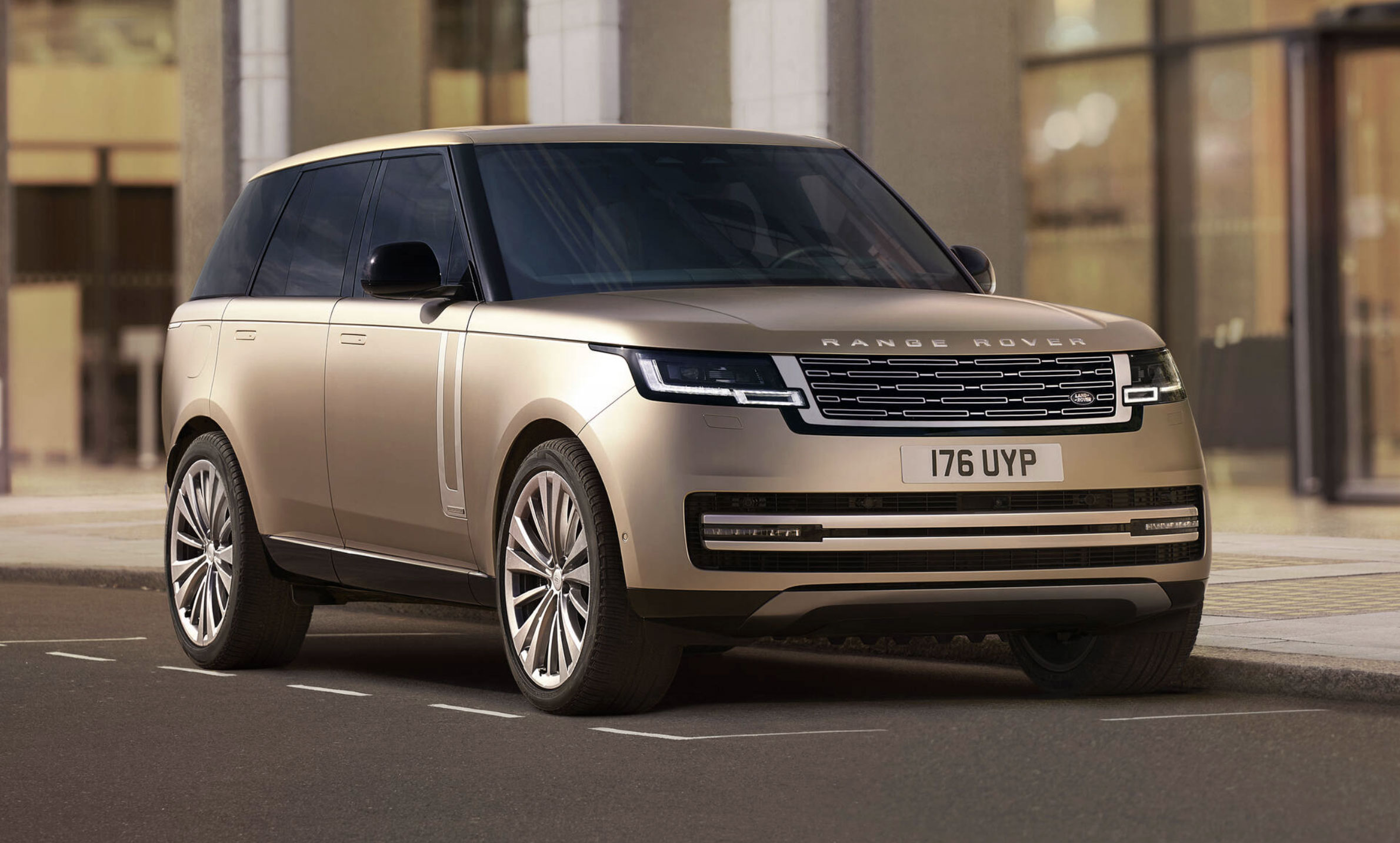 Range Rover on a scenic road